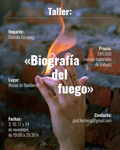 Taller Biografía del fuego
