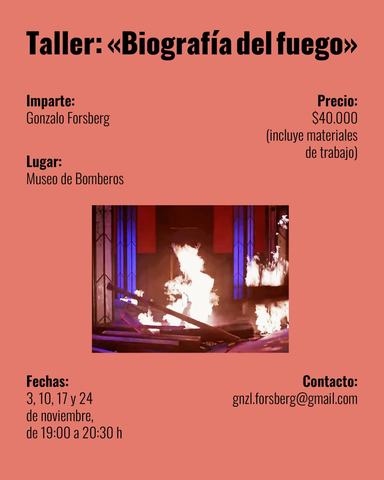 Taller Biografía del fuego