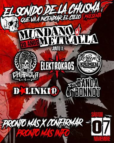 Mundano Metralla 20 años