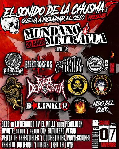 Mundano Metralla 20 years