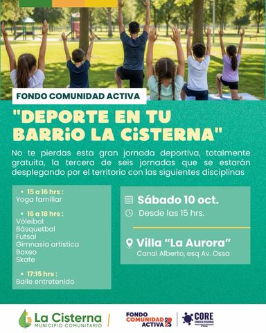 Deporte en tu Barrio La Cisterna