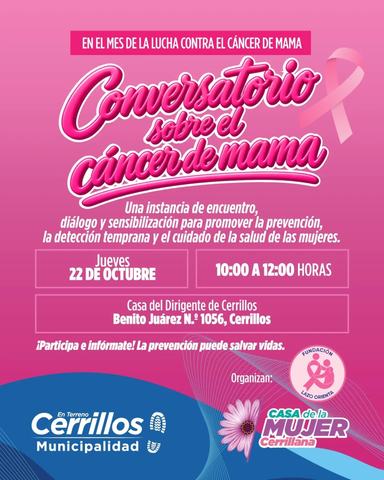 Conversatorio sobre el cáncer de mama