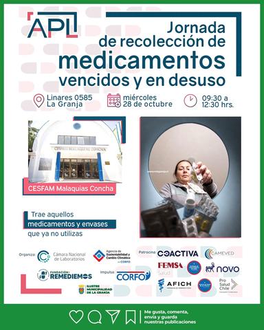 Recolección de medicamentos vencidos