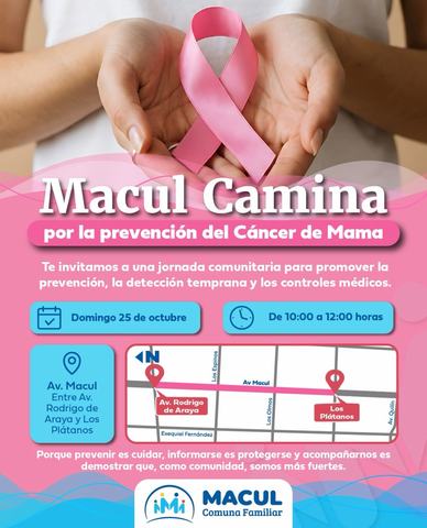 Macul Camina por la Prevención del Cáncer de Mama