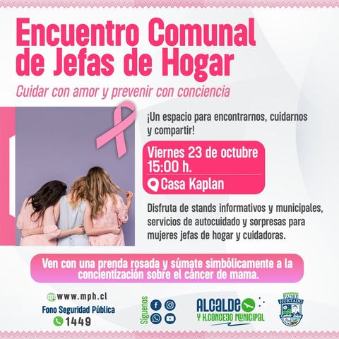 Encuentro Comunal de Jefas de Hogar