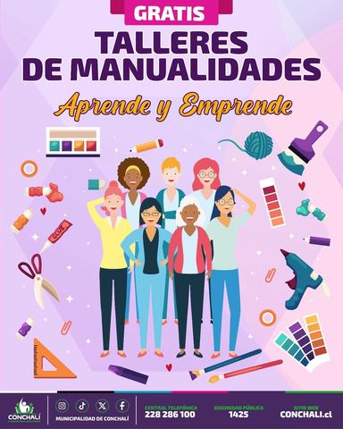 Talleres de Manualidades en Espacio Mujer