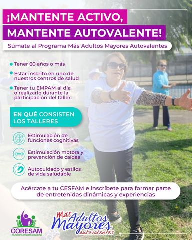 Programa Más Adulto Mayor Autovalente