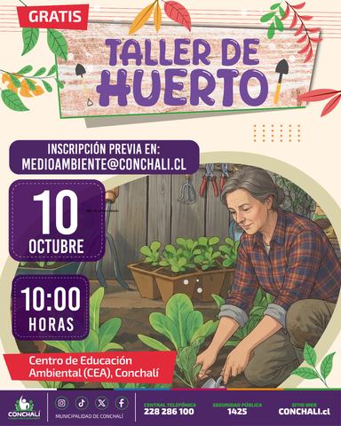 Taller de Huerto en Conchalí