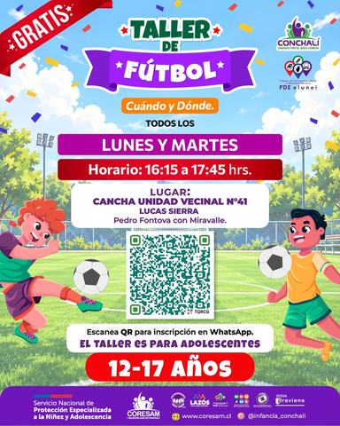 Talleres de Fútbol PDE Elunei