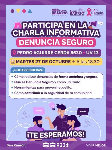 Charla Informativa Denuncia Seguro