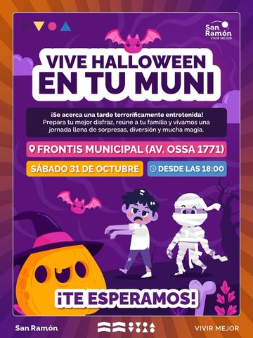 Halloween en la Municipalidad de San Ramón
