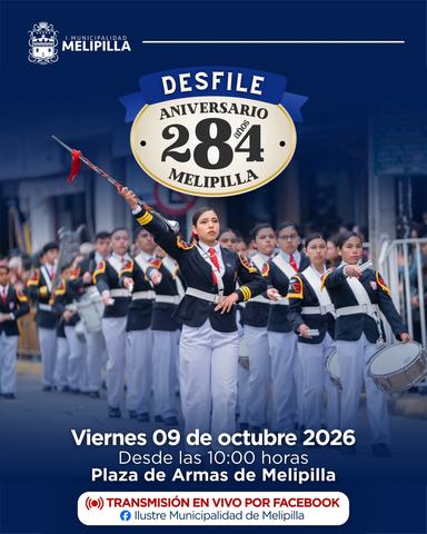 Desfile Aniversario Melipilla 284 Años