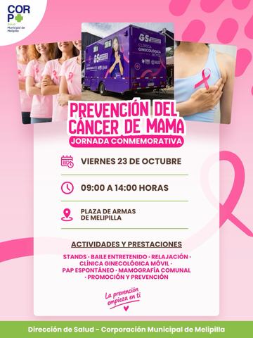 Jornada Prevención Cáncer de Mama Melipilla