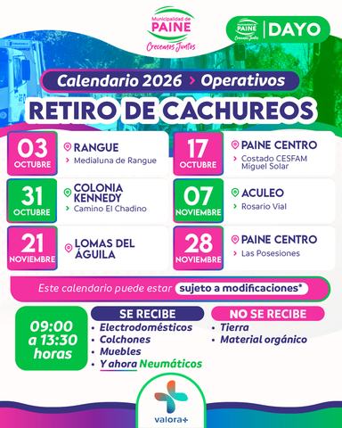 Operativo Retiro Cachureos Paine