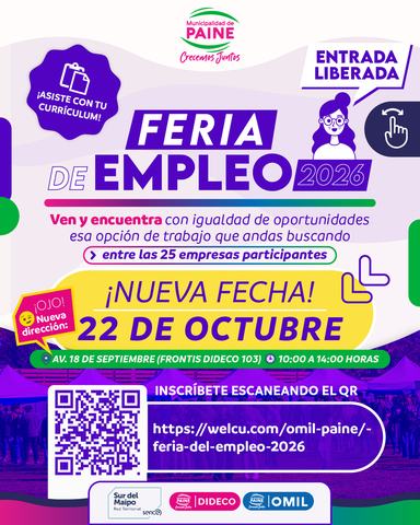 Feria de Empleo Paine 2026