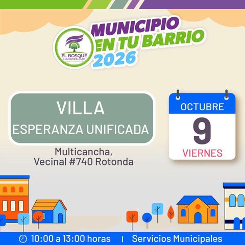 Municipio en tu Barrio - Villa Esperanza Unificada