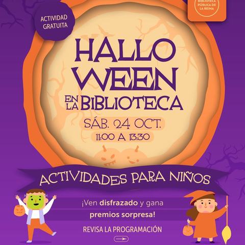 Halloween en la Biblioteca Pública de La Reina