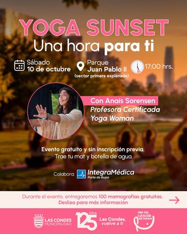 Yoga Sunset con Anais Sorensen