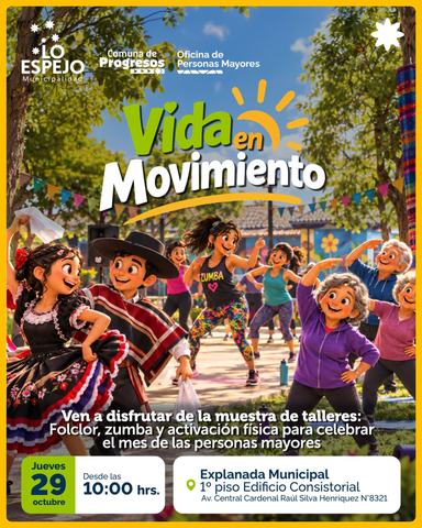 Muestra de talleres folclor, zumba y activación física