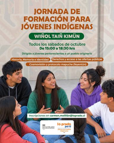Formación para Jóvenes Indígenas Wiñol Taiñ Kimün