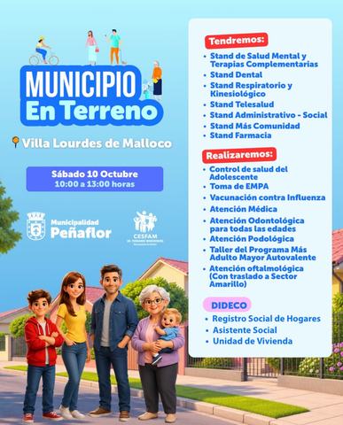 Municipio en Terreno - Villa Lourdes de Malloco