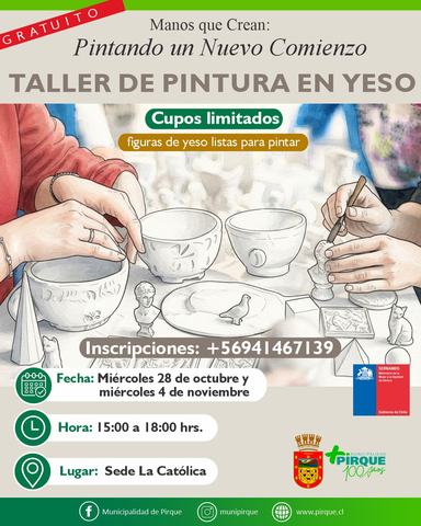 Taller de Pintura en Yeso