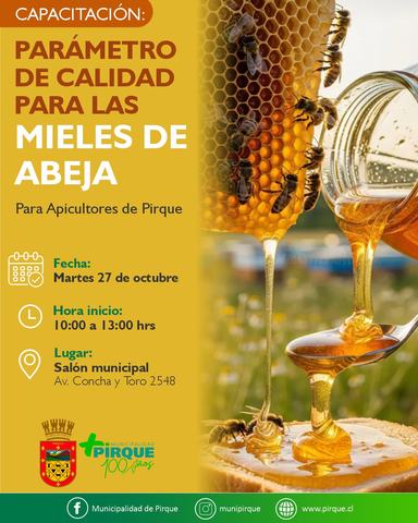 Capacitación Parámetros Calidad Mieles