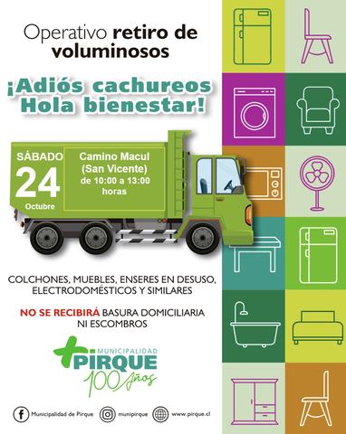 Operativo Retiro Voluminosos Pirque