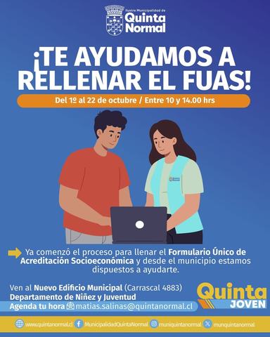 Ayuda para rellenar FUAS