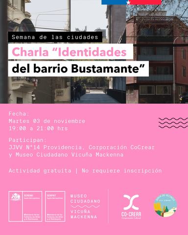 Talk: Identities of the Bustamante neighborhood
