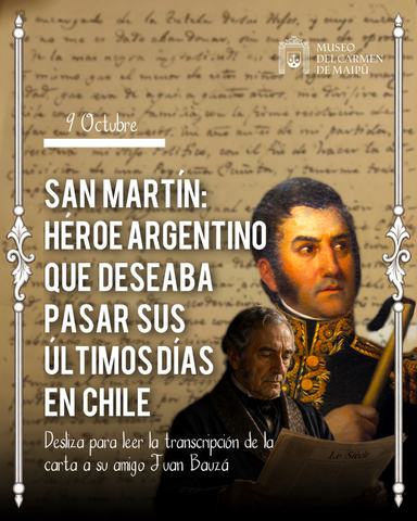 Exhibición Carta de San Martín