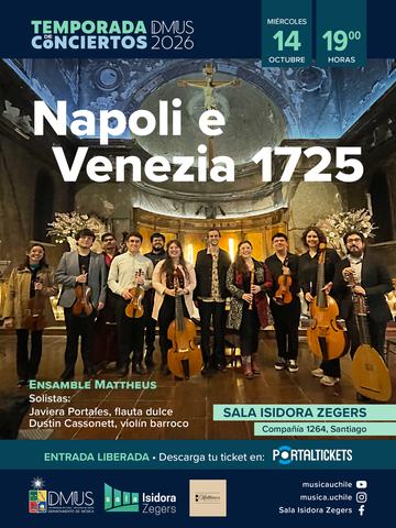 Ensamble Mattheus: Napoli e Venezia 1725
