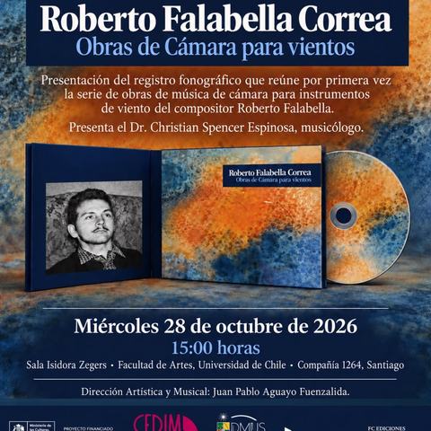 Lanzamiento Roberto Falabella Correa: Obras de Cámara para vientos
