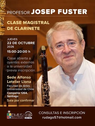Josep Fuster: Clase Magistral de Clarinete