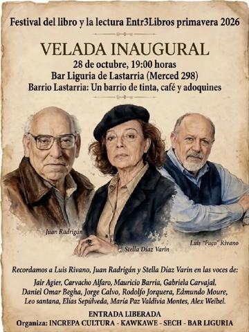 Velada Inaugural Entr3Libros Primavera 2026