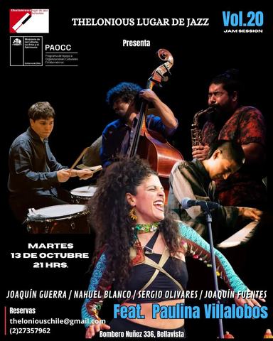 Jazz Jam Session: Paulina Villalobos and Quartet