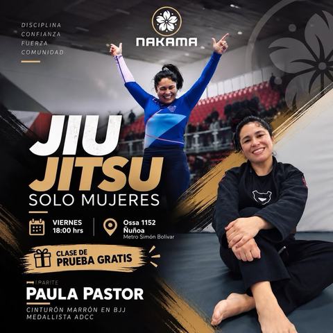 Clases de Jiu-Jitsu Solo Mujeres