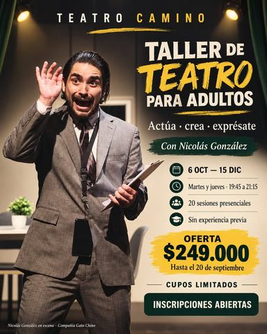 Taller de Teatro para Adultos - Nicolás González