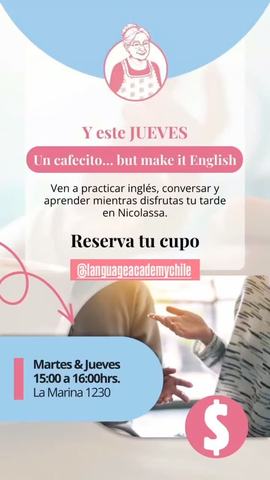 Sesiones de conversación en inglés