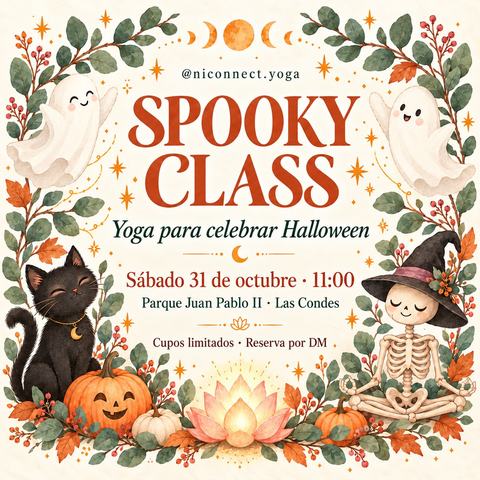 Spooky Class Yoga Halloween