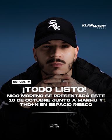 Nico Moreno en Espacio Riesco