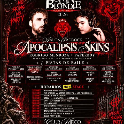 Open Blondie Noche de Brujas