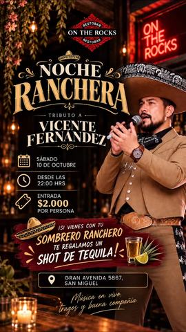Noche Ranchera Tributo Vicente Fernández