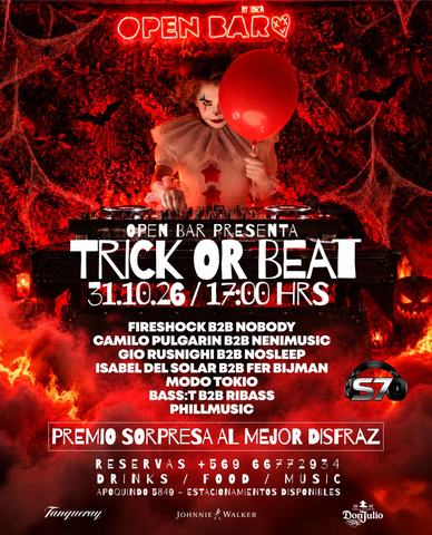 Trick Or Beat @ Open Bar