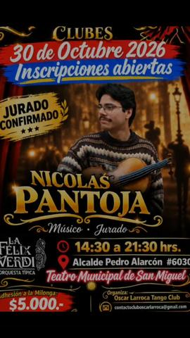 Milonga con Nicolás Pantoja