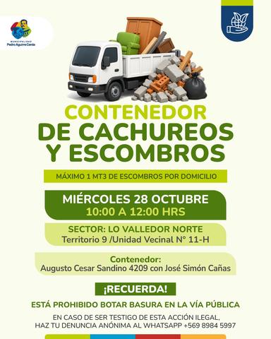 Operativo Retiro Cachureos Lo Valledor Norte