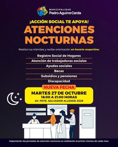 Atenciones Nocturnas Acción Social