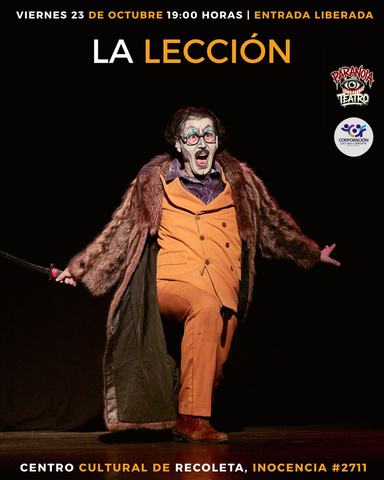 La Lección - Paranoia Teatro