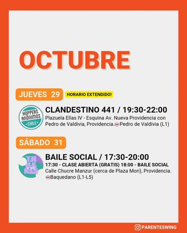 Talleres y Baile Social - Parenteswing