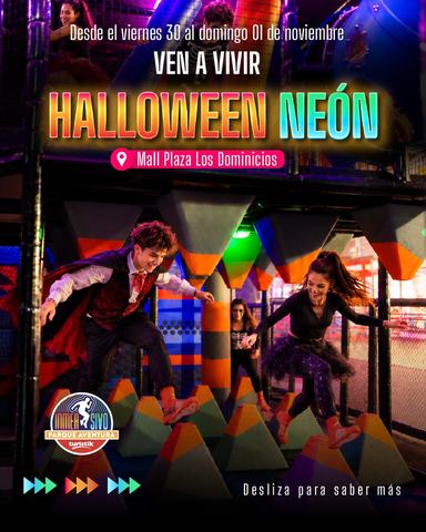 Halloween Neón - Parque Aventura Inmersivo